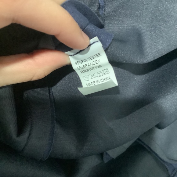 NWT Basic suede navy skirt - Picture 3 of 3